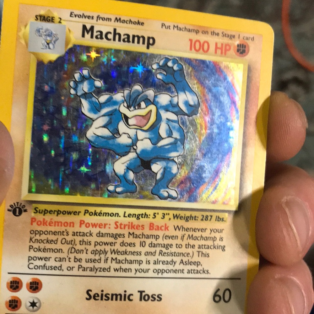 1eD Wotc base set Machamp